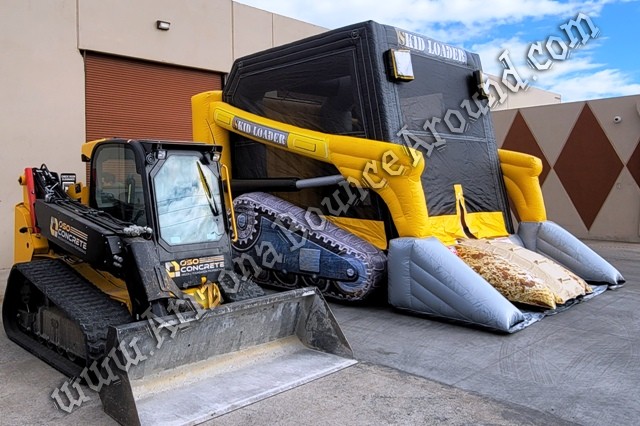 Rent a Giant Inflatable Skid Steer for your next Construction Themed party, event, or promotion in Phoenix Arizona  